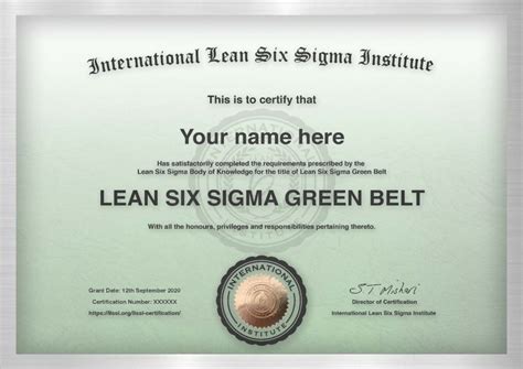 is the lss green belt certification test hard|accredited six sigma certification online.